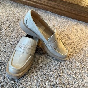 Dolce Vita Cream Loafers for Women